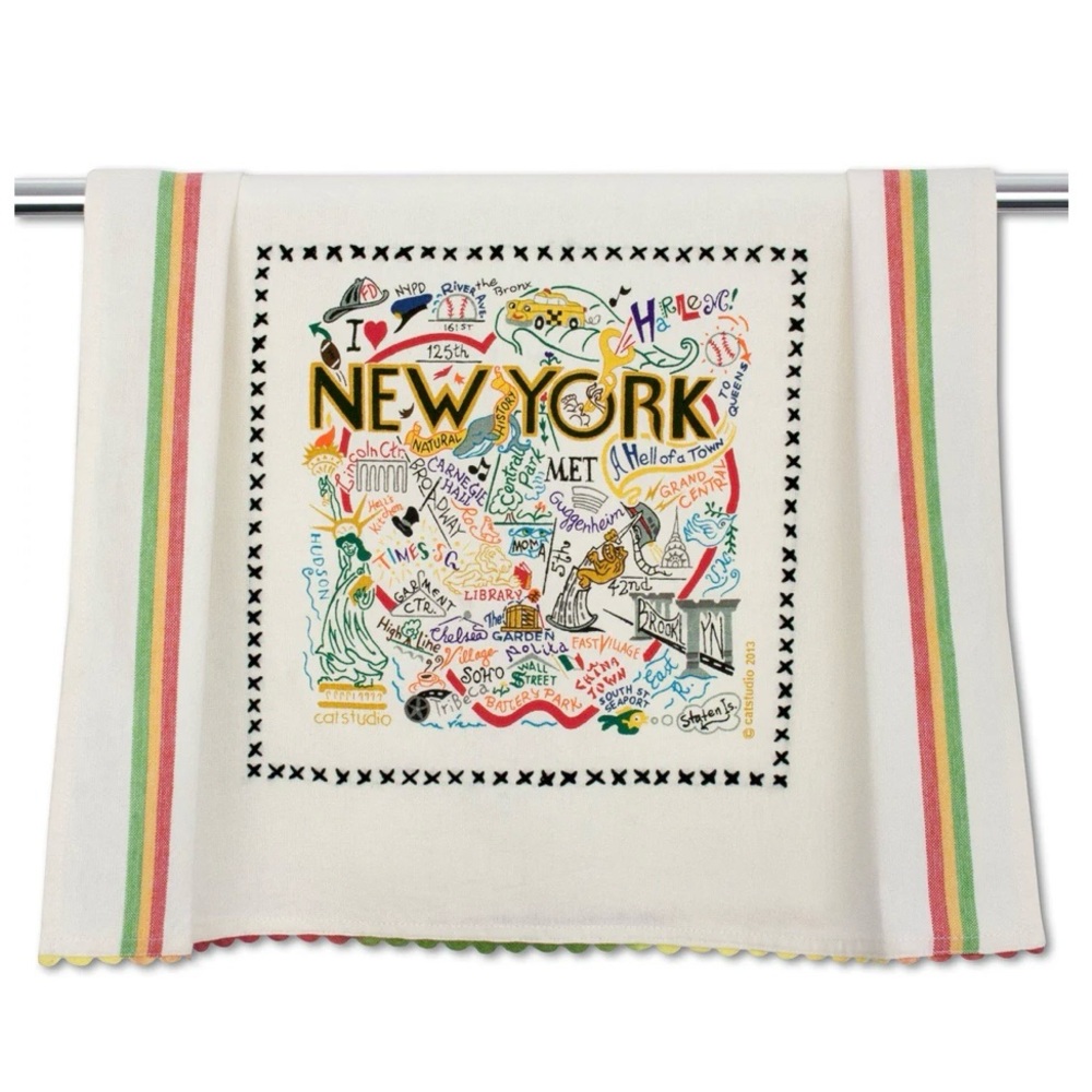 Catstudio- NYC Dish Towel NWOT